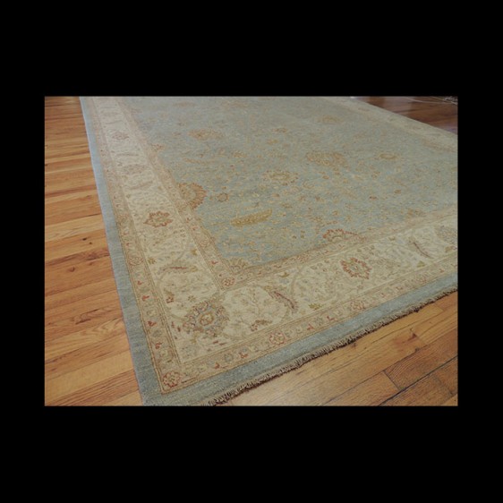 Unusual/odd size Oversize/Palace size extra-fine Peshawar Vegetable Dye Oriental Area Rug 8 x 15