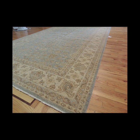 Unusual/odd size Oversize/Palace size extra-fine Peshawar Vegetable Dye Oriental Area Rug 8 x 18