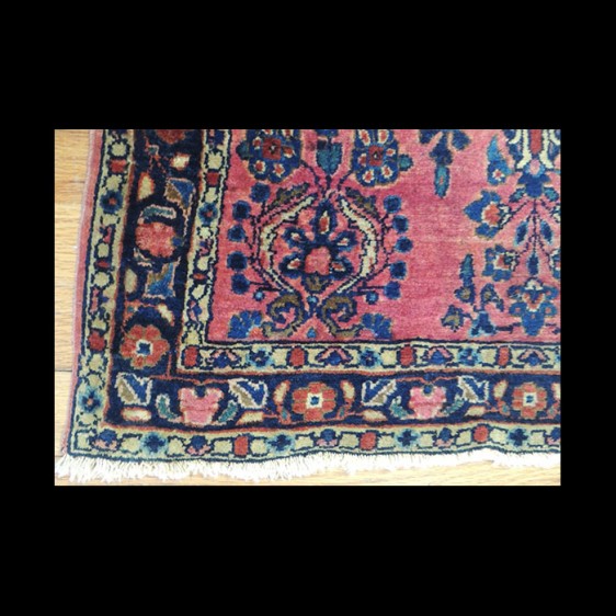 Beautiful small Antique Persian Sarough Oriental Area Rug 2 x 4