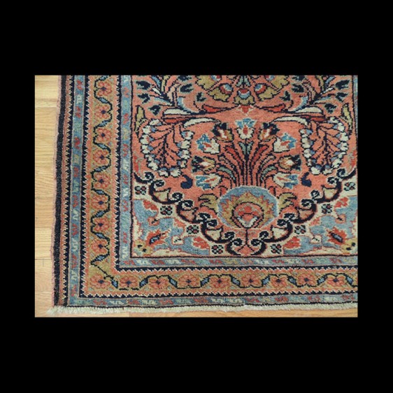 Dazzling small Antique Persian Sarough Oriental Area Rug 2 x 4