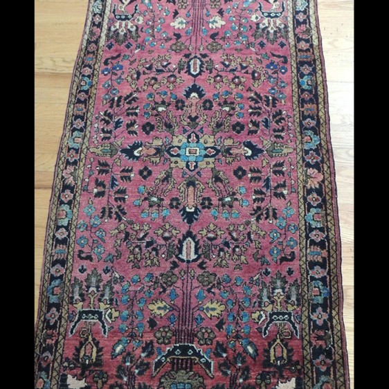Wonderful small Antique Persian Sarough Oriental Area Rug 3 x 5