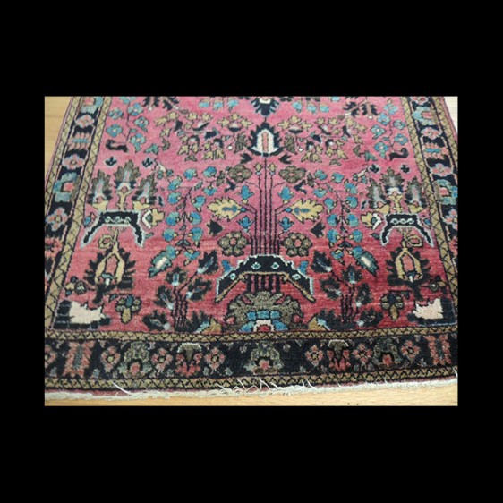 Wonderful small Antique Persian Sarough Oriental Area Rug 3 x 5