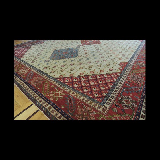 Stunning Oversize/Palace size Antique Agra Indian Oriental Area Rug 10 x 14