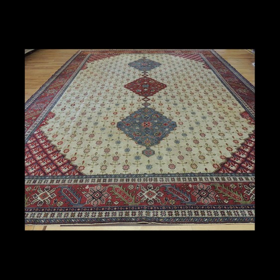 Stunning Oversize/Palace size Antique Agra Indian Oriental Area Rug 10 x 14