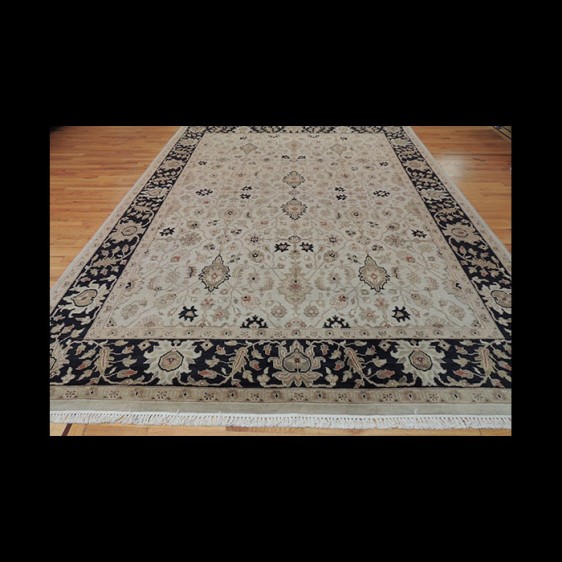 Striking Transitional Kashan Oriental Area Rug 9 x 12