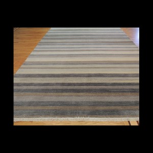 Wonderful Modern Stripe design Savannah Oriental Area Rug 9 x 12