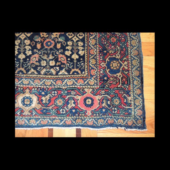 Wonderful Antique Persian Sarough Mahajran Rug 4 x 6