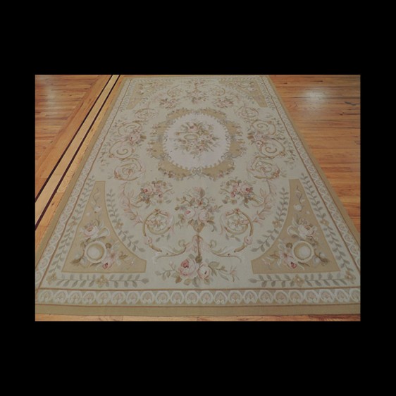 French Aubusson Style Oriental Area Rug 6 x 9