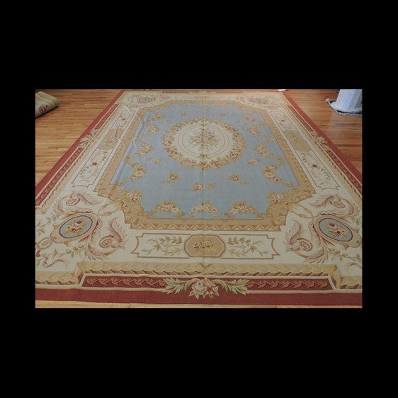 Stunning French Aubusson Oriental Rug 9 x 12