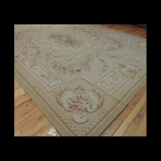 Absolutely Stunning French Aubusson design Oriental Area Rug 9 x 12