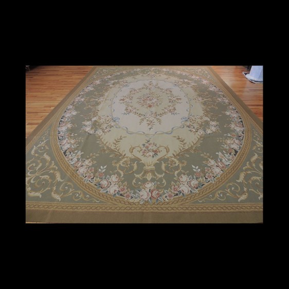 Outstanding French Aubusson design Oriental Area Rug 9 x 12
