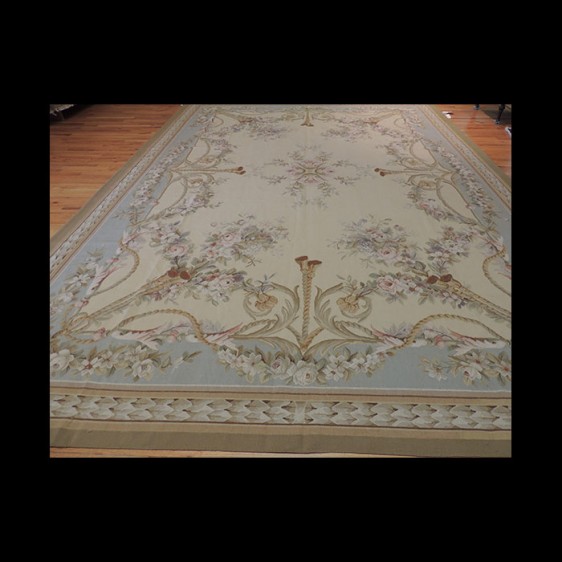 Dazzling French Aubusson Design Oriental Area Rug 10 x 14