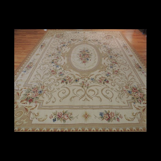 Stunning French Aubusson Design Oriental Area Rug 8 x 10