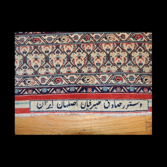RARE “Museum Quality” Antique Collector signed Persian Isfahan Rug 3 x 5
