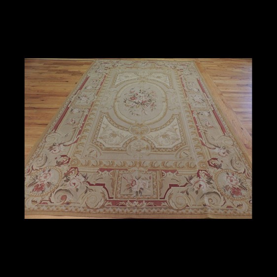 Outstanding French Aubusson Design Oriental Area Rug 6 x 9